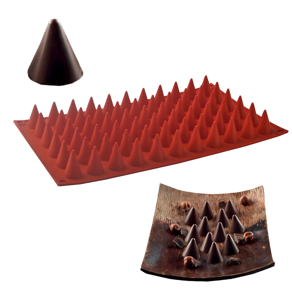 Model Kitchen Set - 66-Cells Cone Chocolate Baking Mold Food