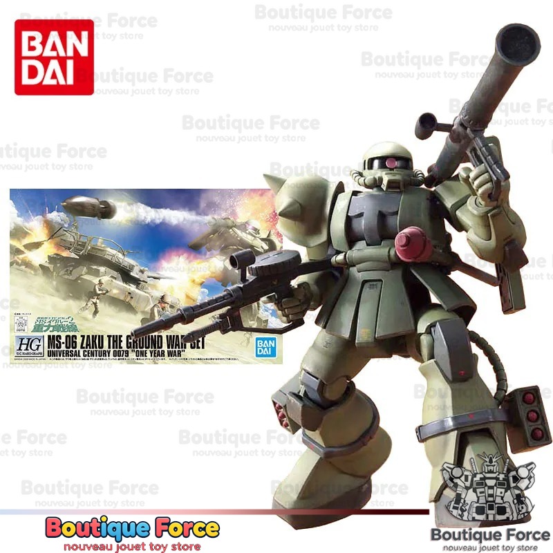 Model Kit Zaku - Bandai Gundam MS-06 ZAKU The Ground