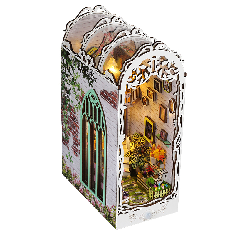 Model Kit House - DIY Book Nook Wooden Miniature Model