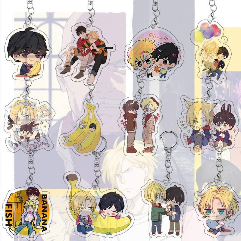 Model Kit Lynx - Banana Fish Acrylic Keychain Ash Lynx
