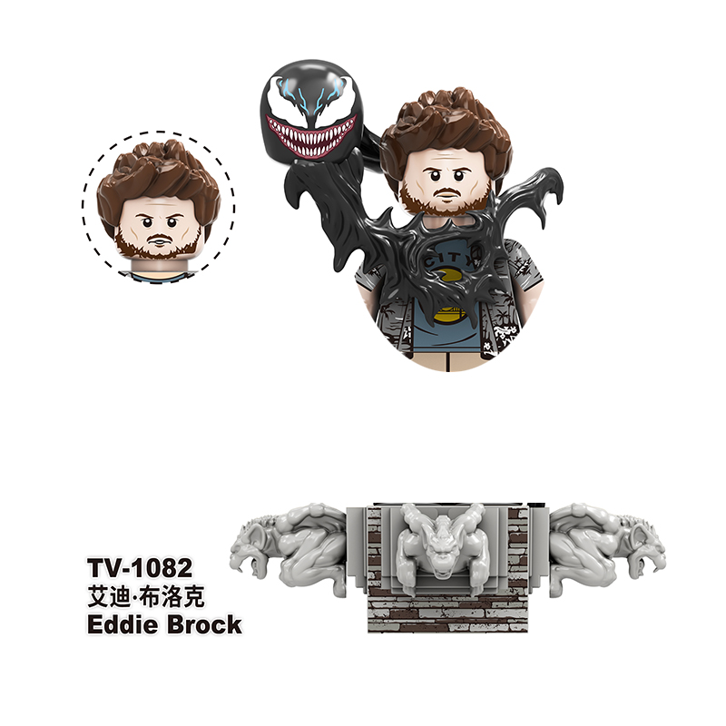 Model Kit Venom - 2025 NEW Bricks Eddie-Brock Venom For