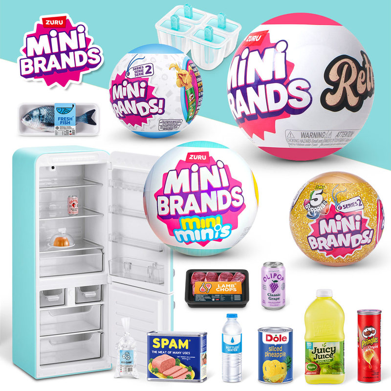 Model Kit House - ZURU MINI BRANDS Realistic Miniature Refrigerator