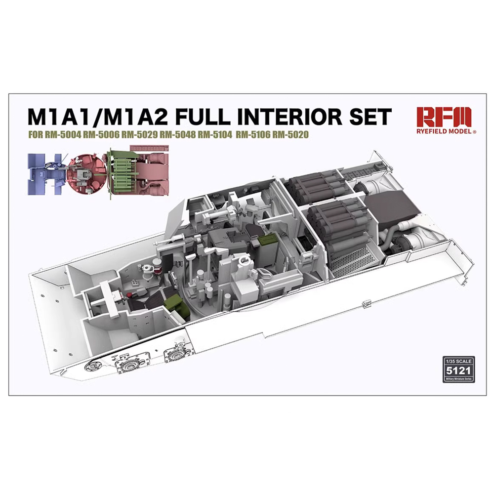 Model Kit Hobby - Rye Field 5121 1/35 Scale M1A1