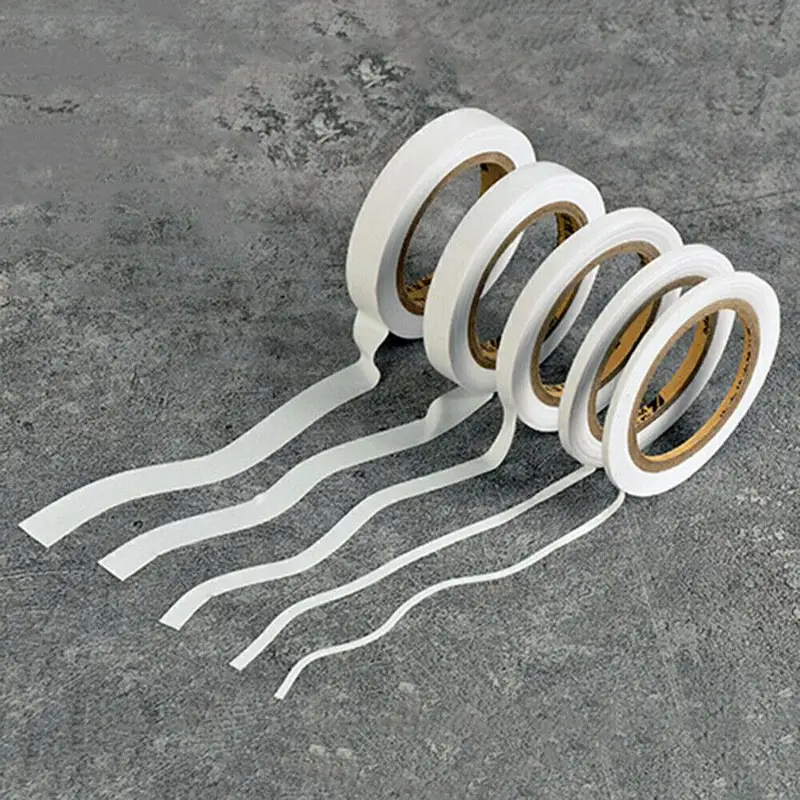 Masking Tape Thin - 2 Rolls White Flexible Curve Masking