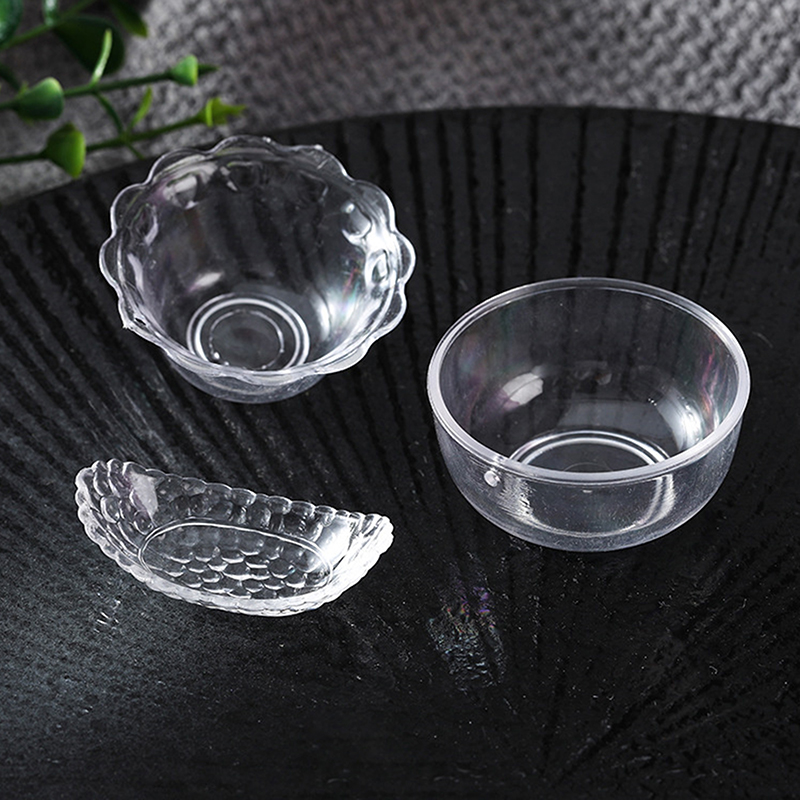 Model Kitchen Set - 3pcs Dollhouse Mini Bowl Miniature Food