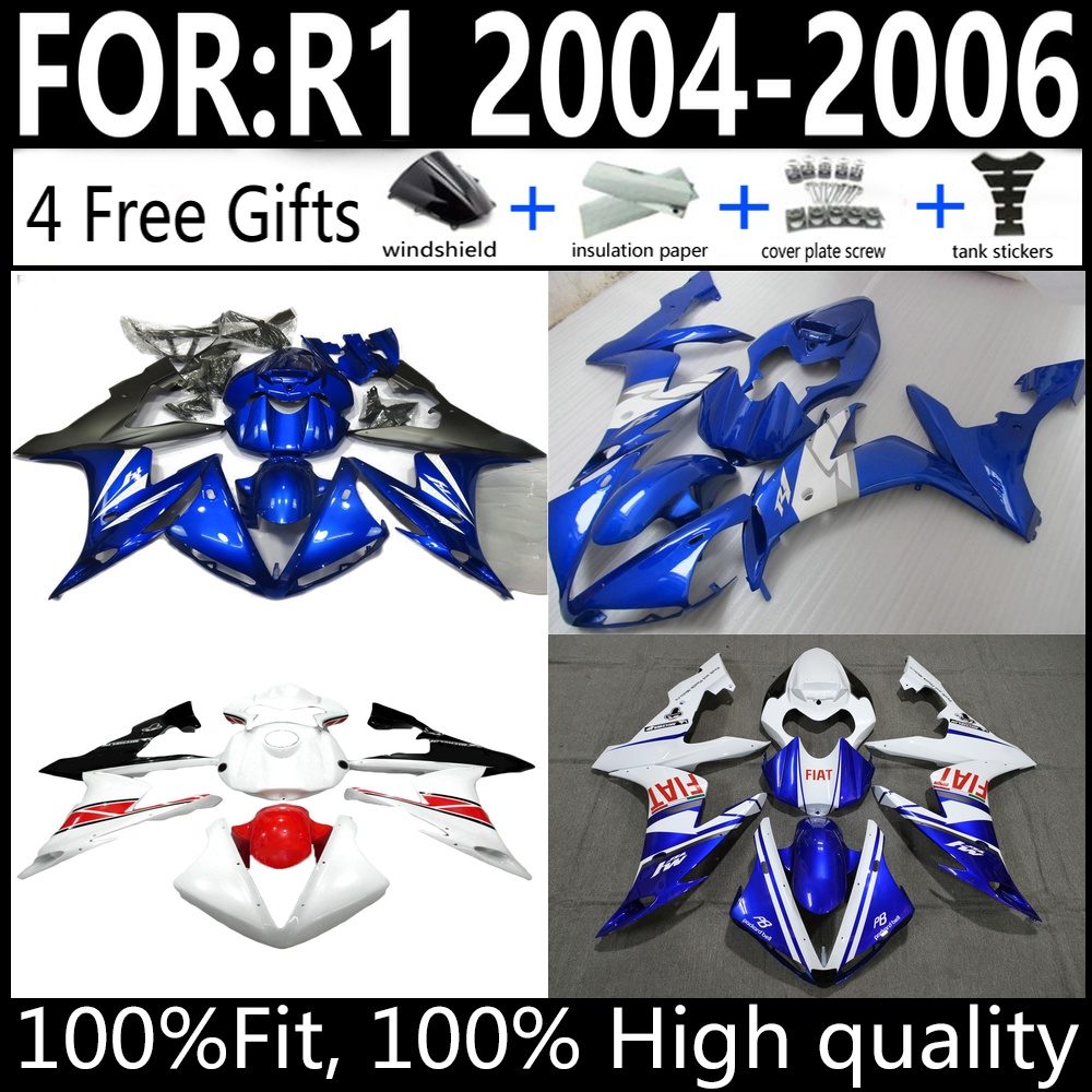 Model Kit Yamaha R1 - Under-Seat Exhaust Model Injection Fairing Kit