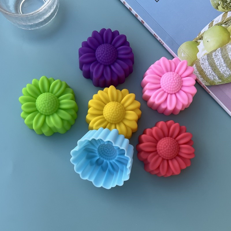 Model Kitchen Set - 6 Pcs Set Non-Stick Flower Designs