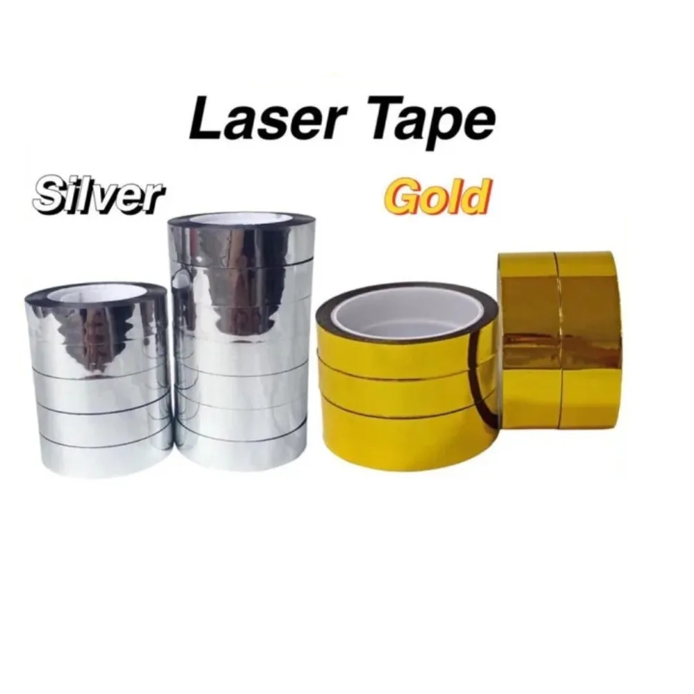 Masking Tape Thin - 50M Glitter Slim Gold Silver Foil