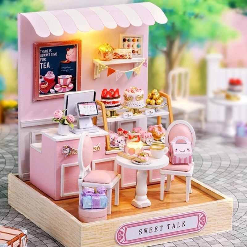 Model Kit House - J2HD DIY Miniature and Furniture Dollhouse