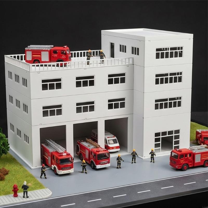 Model Kit Instructions - Realistic Garage Building Model Kits With