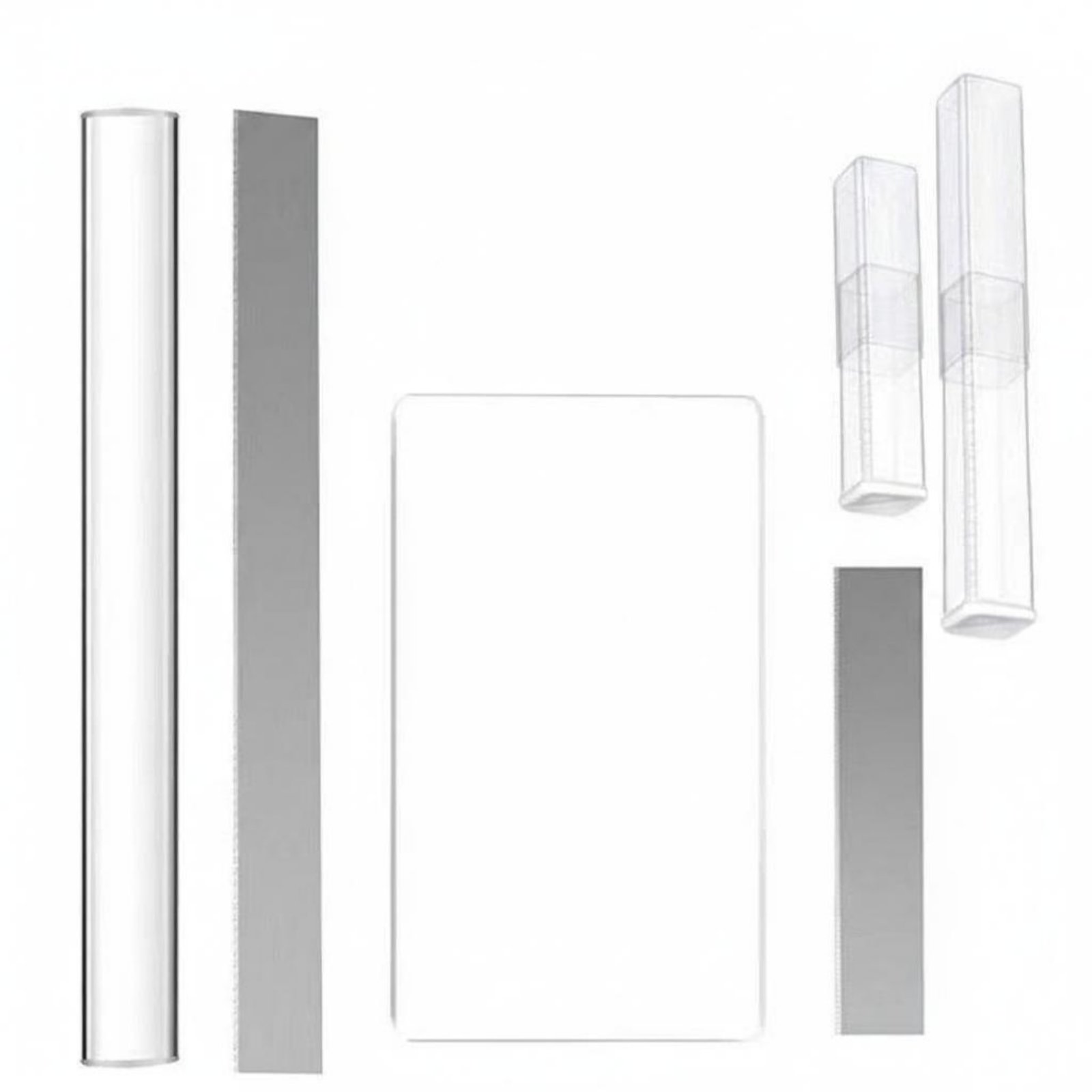 Model Kit Tools - 6 Pieces Acrylic Clay Cylinder and