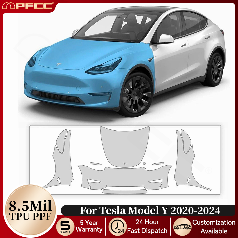 Model Kit Instructions - Pre-cut PPF For Tesla Model Y