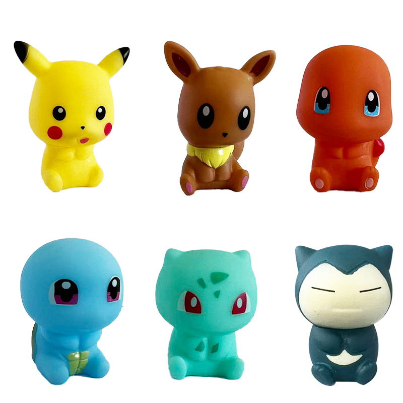 6Pcs Pokemon Bath Toys Pikachu - огляд і ціна Model Kit Eevee