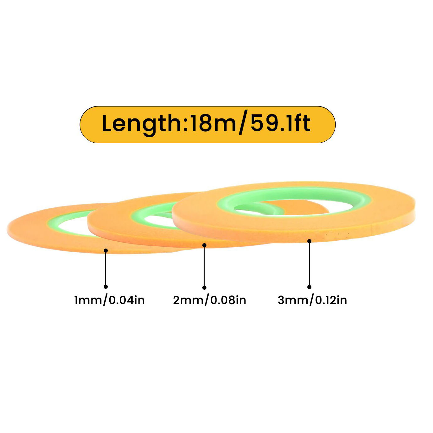Model Spraying Coating Color U - огляд і ціна Masking Tape Thin