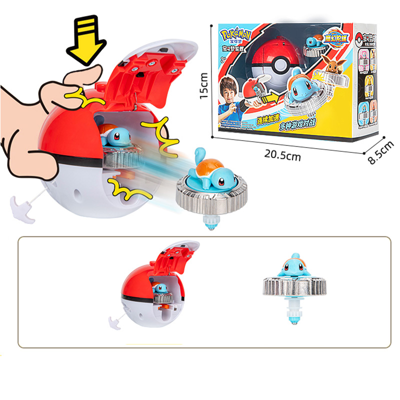 Pokemon Ball Battle Gyro Spinn - огляд і ціна Model Kit Eevee