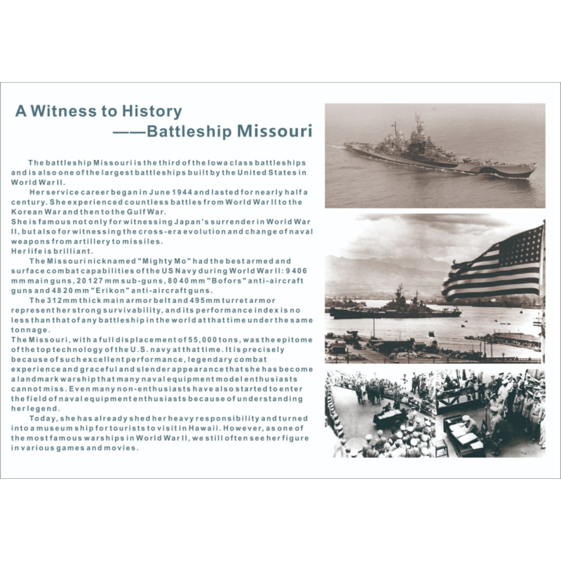Very Fire  1/700 USS Missouri  - огляд і ціна Model Kit Uss Missouri
