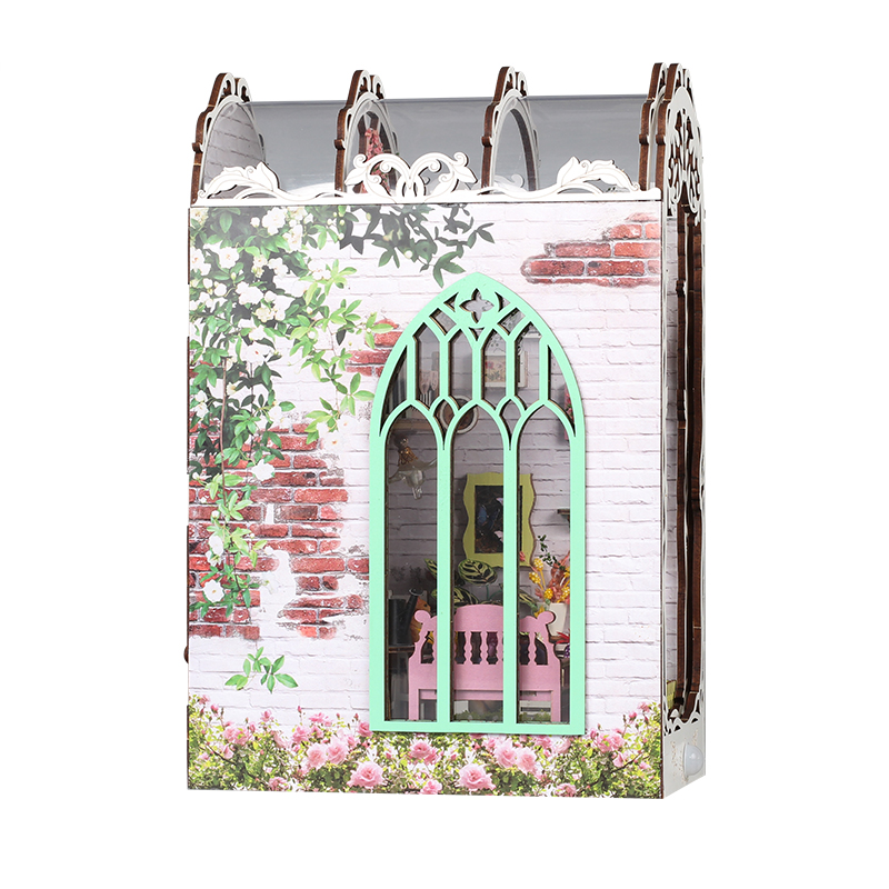 DIY Book Nook Wooden Miniature - огляд і ціна Model Kit House