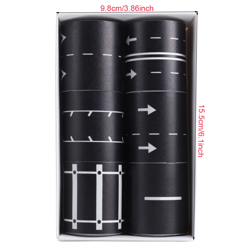 6 rolls/box DIY road and rail  - огляд і ціна Masking Tape Thin
