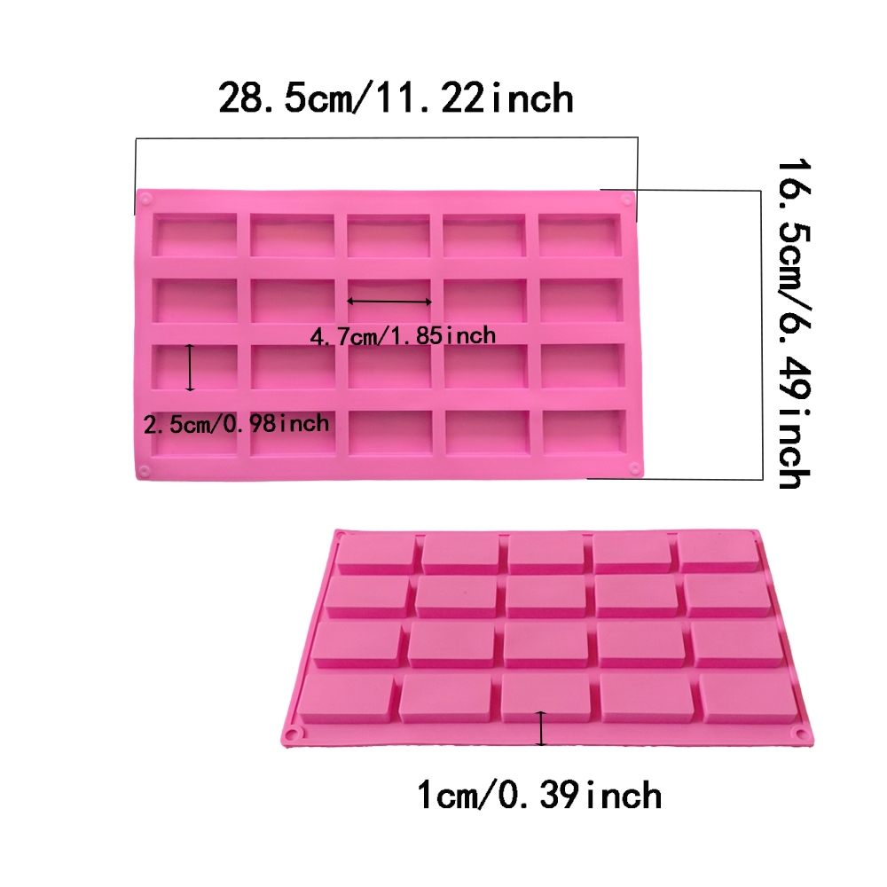 1pc 20 cavity rectangular sili - огляд і ціна Model Kitchen Set