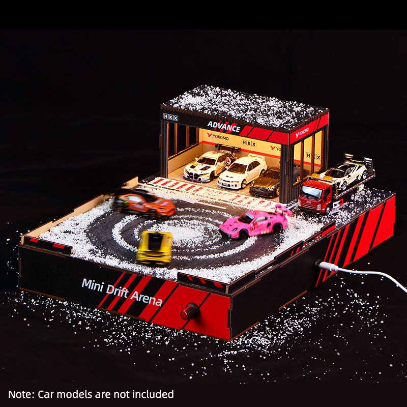 1:64 Scale DIY Drift Track Dio - огляд і ціна Model Kit Toy