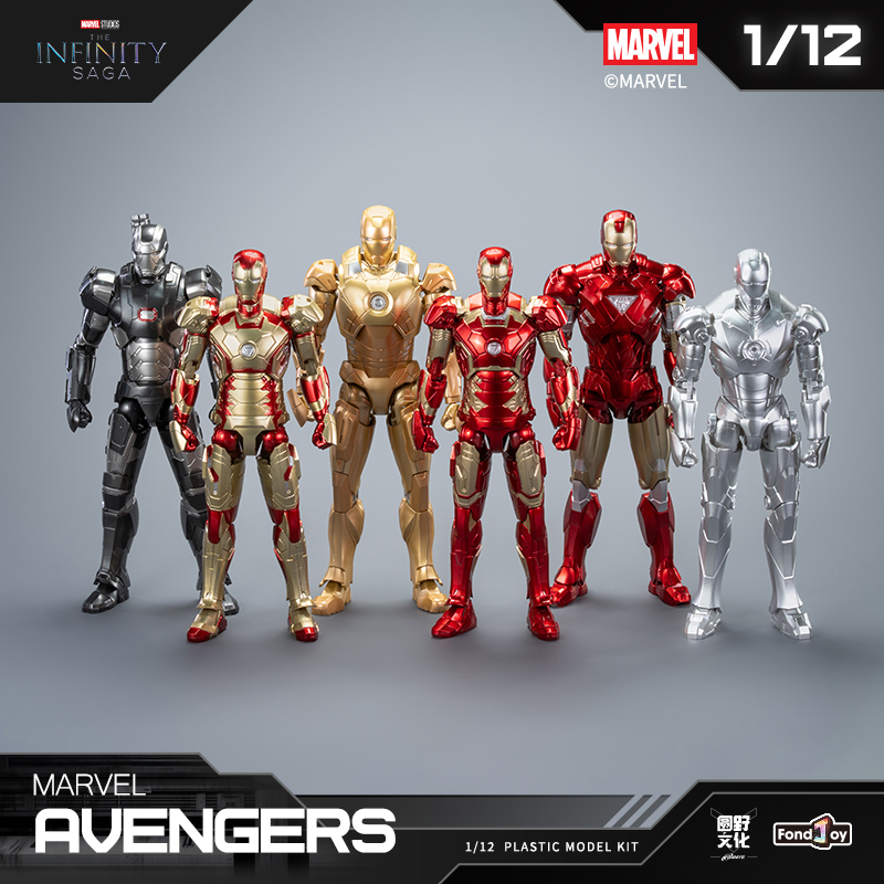 FondJoy Marvel 1/12 Scale Iron - огляд і ціна Model Kit Iron Man Mark 50