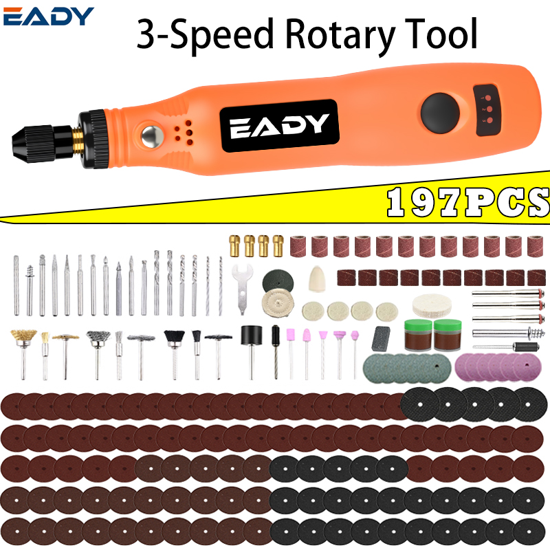 USB Cordless Rotary Tool Kit – - огляд і ціна Model Kit Tools