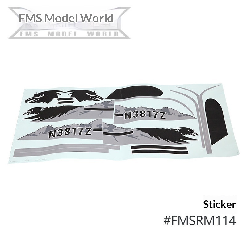 FMS RC Plane Decals For 1700mm - огляд і ціна Model Kit Land Rover