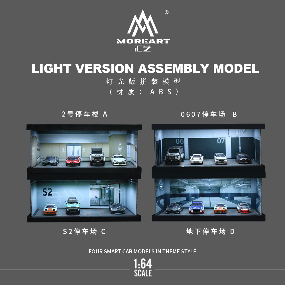 1:64 Four-theme Car Parking Lo - огляд і ціна Model Kit Toy