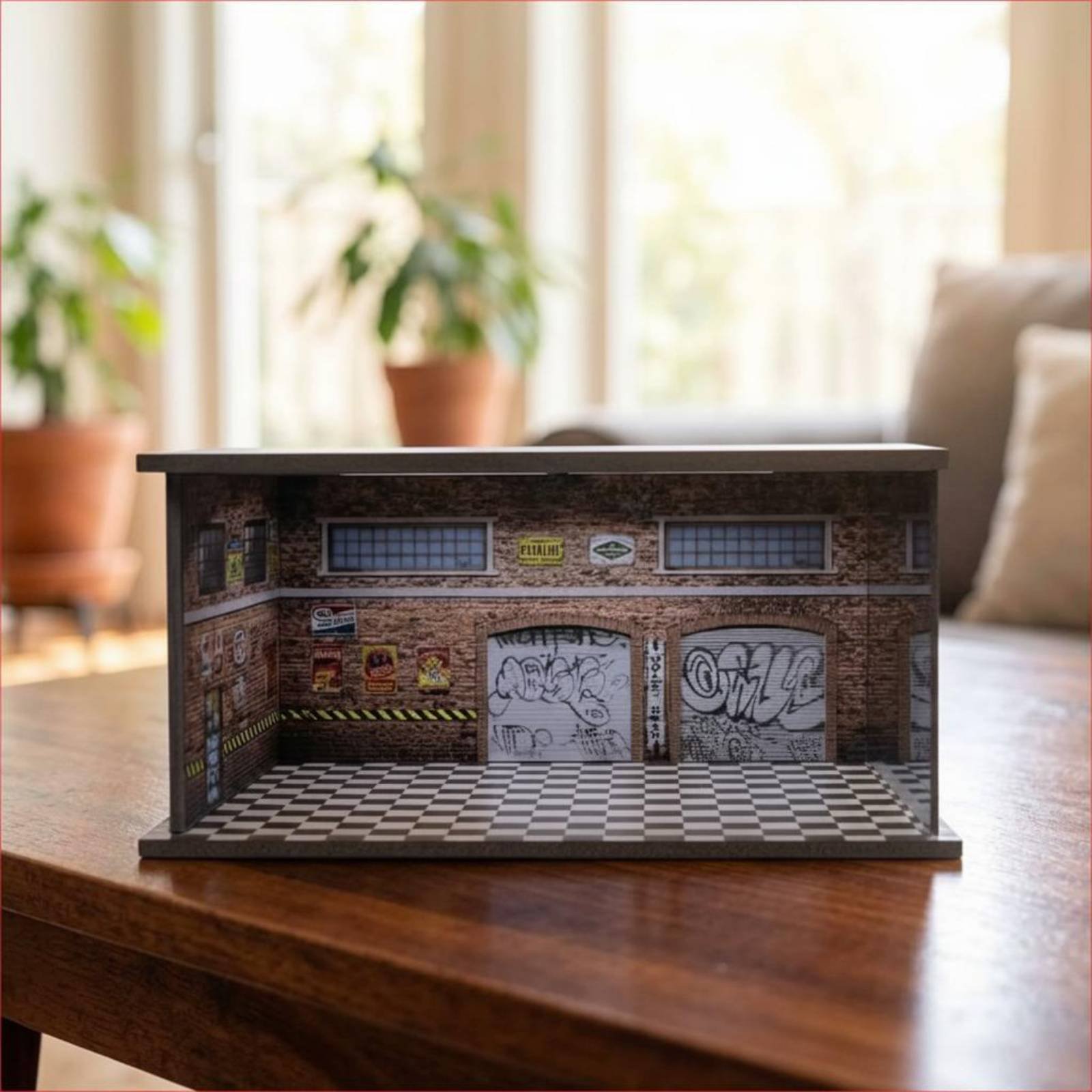 Lighted Car Repair Shop Model  - огляд і ціна Model Kit Toy