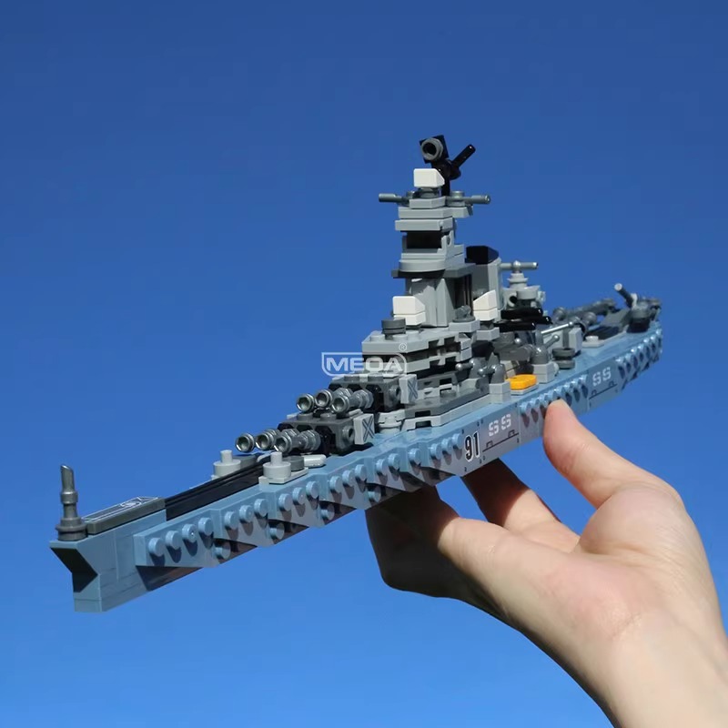 630pcs USS Missouri BB-63 Buil - огляд і ціна Model Kit Uss Missouri