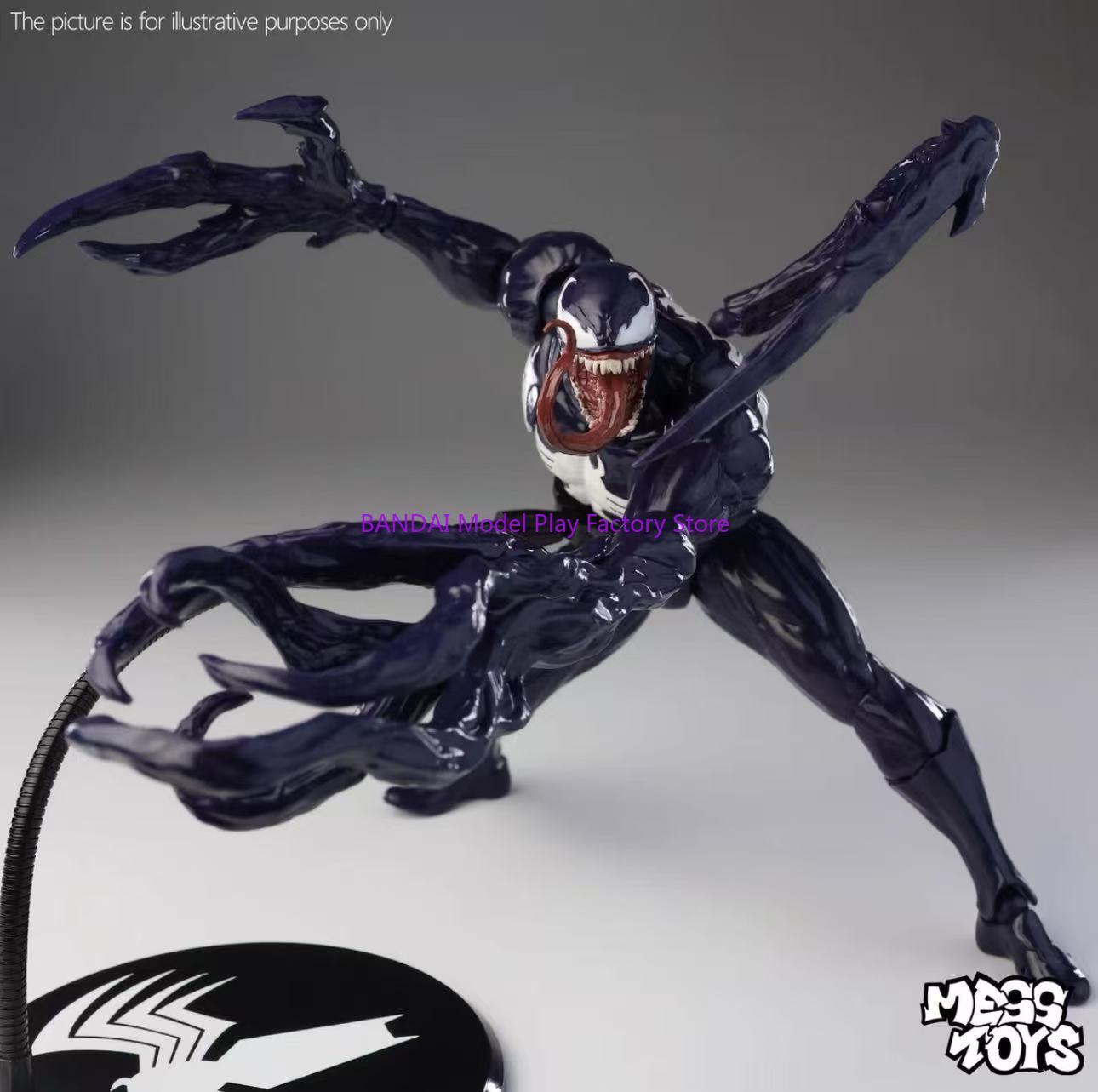 NEW Mess Toys Venom Spider Man - огляд і ціна Model Kit Venom