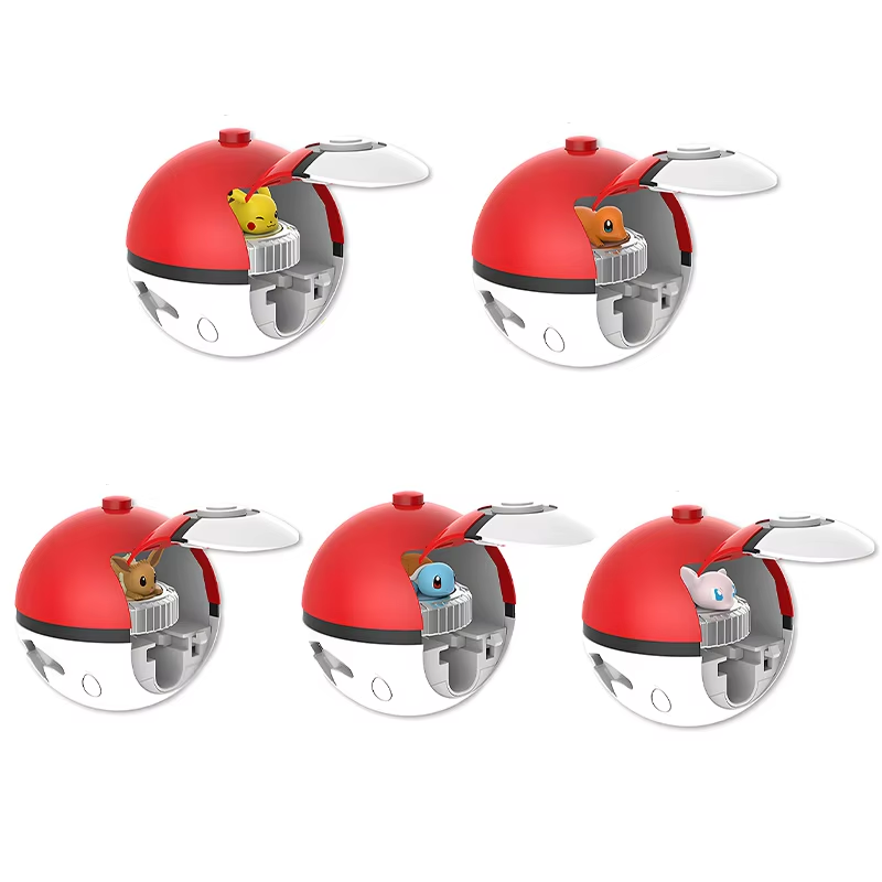 5pcs Pokemon Rotating Top Toy  - огляд і ціна Model Kit Eevee