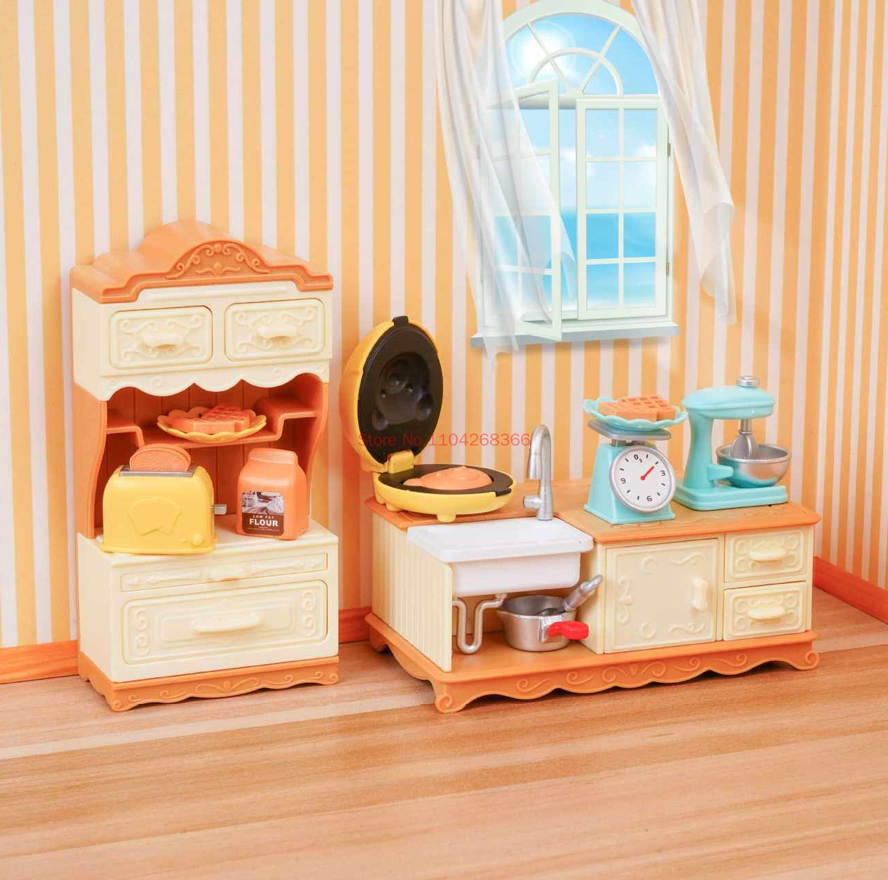 Forest Family 1/12 Kitchen Fur - огляд і ціна Model Kitchen Set