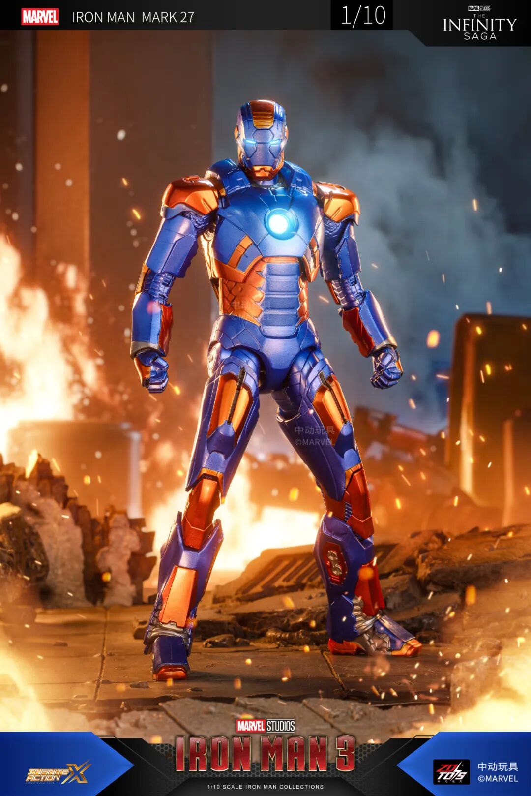 Original ZD Toys Iron Man Tony - огляд і ціна Model Kit Iron Man Mark 50