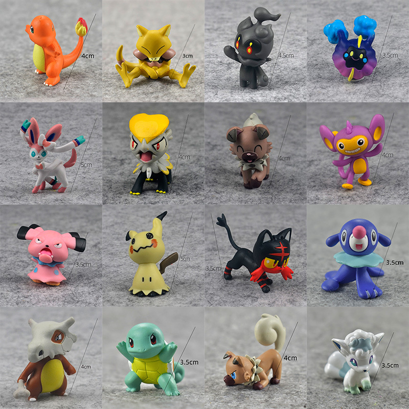 Pokemon Mini Figures Pikachu C - огляд і ціна Model Kit Eevee
