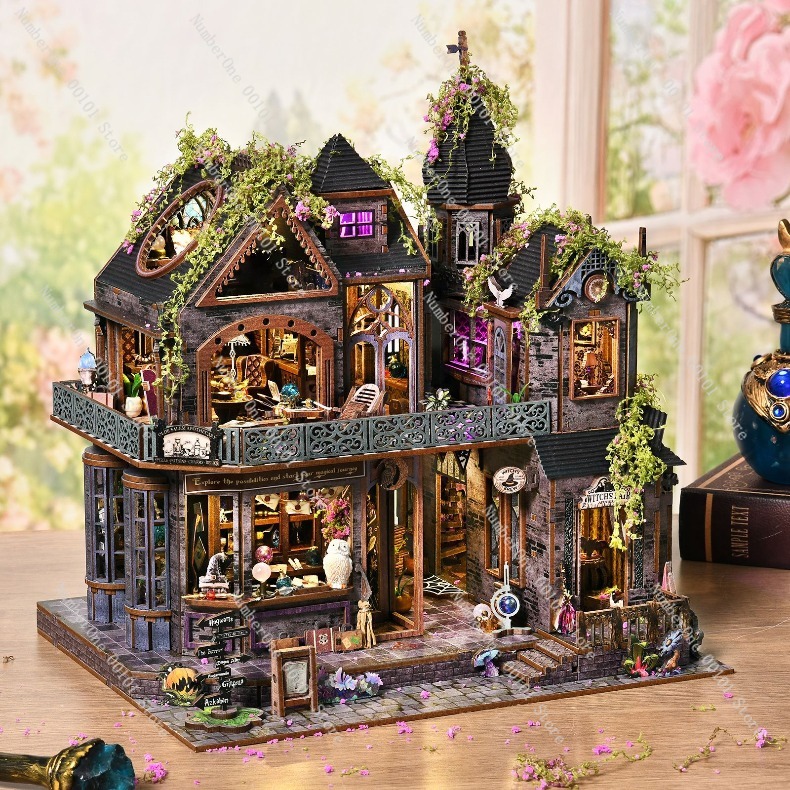 Wooden Miniature House Buildin - огляд і ціна Model Kit House