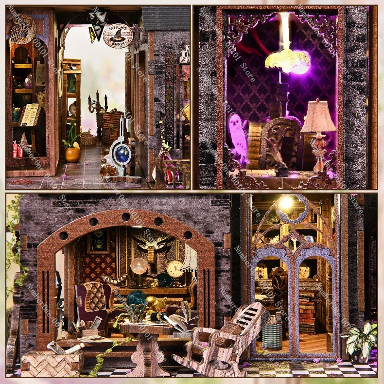 Wooden Miniature House Buildin - огляд і ціна Model Kit House