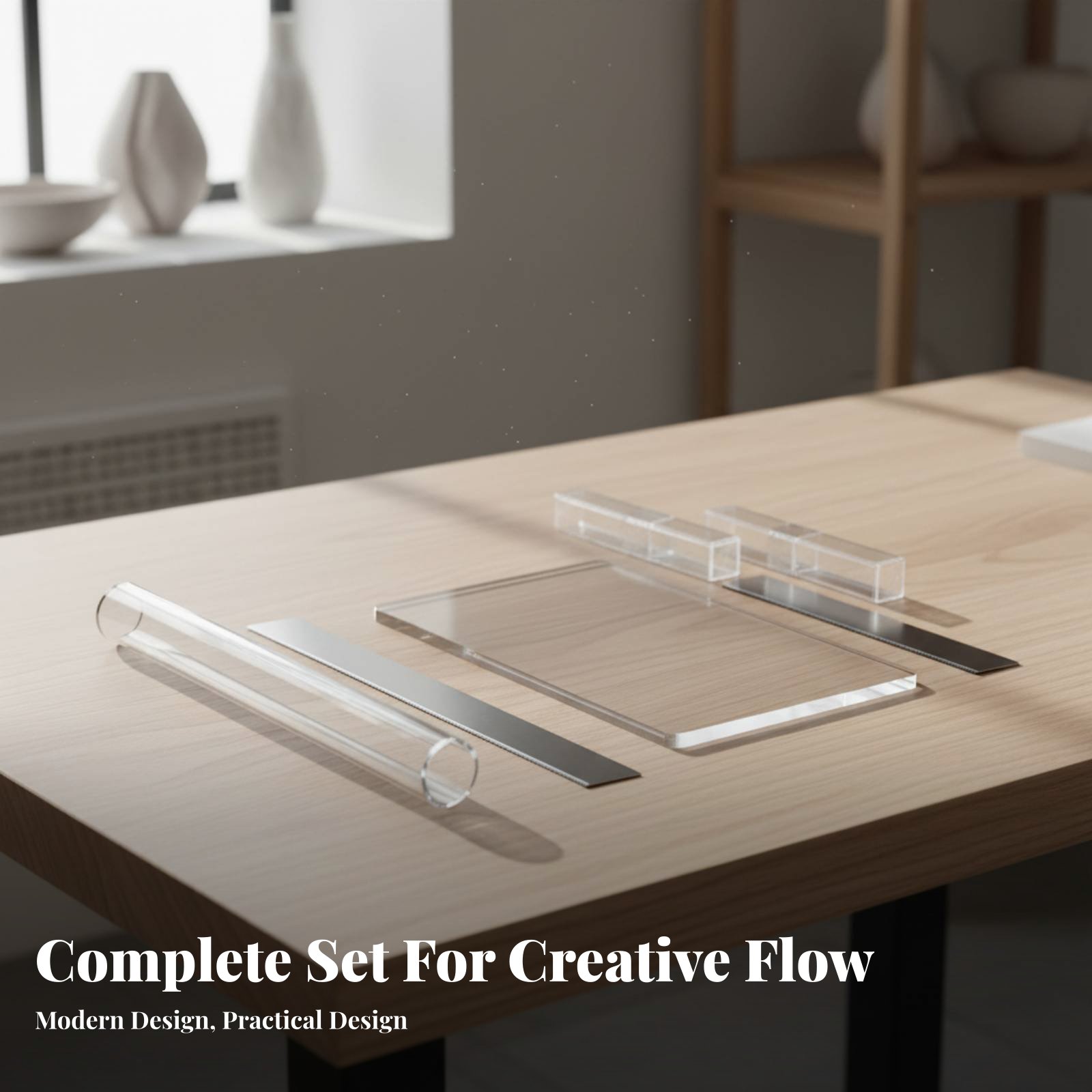 6 Pieces Acrylic Clay Cylinder - огляд і ціна Model Kit Tools