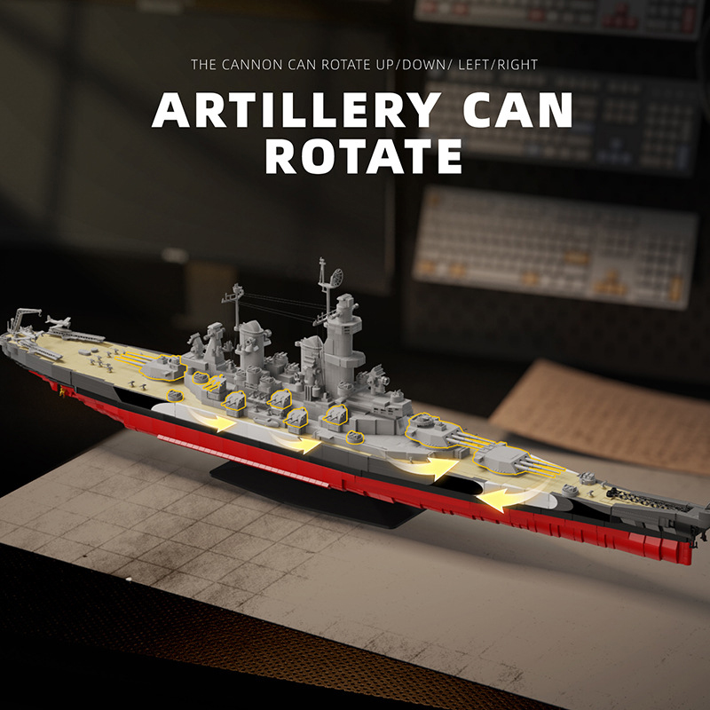 2568PCS USS Missouri Battleshi - огляд і ціна Model Kit Uss Missouri