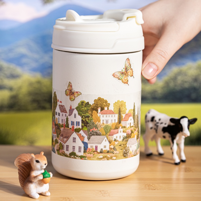 6 Rolls 6Cm×200Cm Village Them - огляд і ціна Masking Tape Thin
