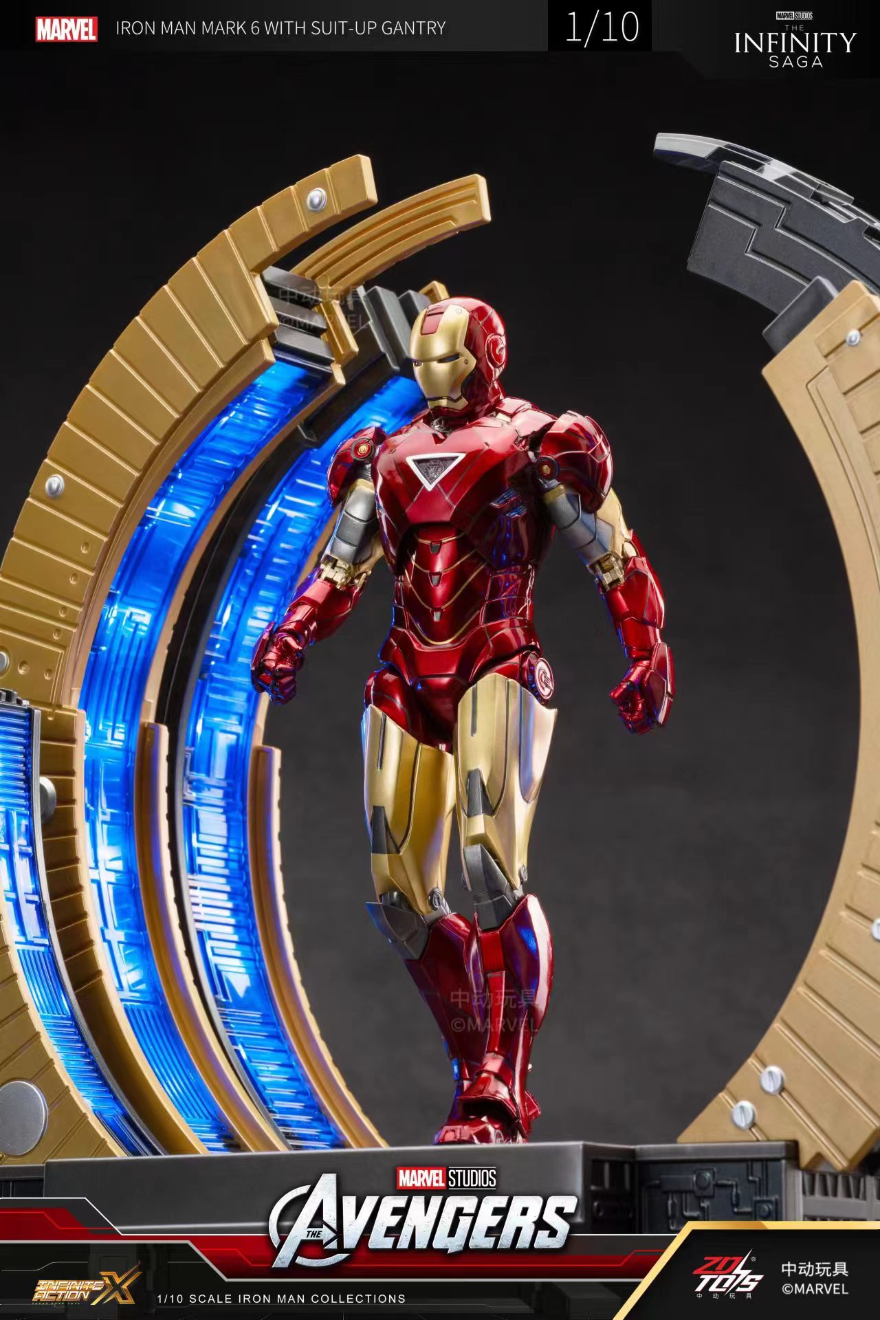 Original ZD Toys Iron Man WITH - огляд і ціна Model Kit Iron Man Mark 50