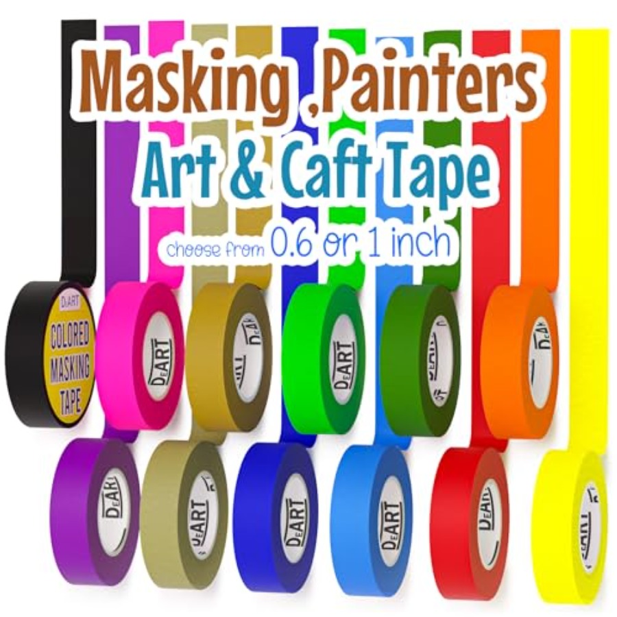 Colored Masking Tape Painters  - огляд і ціна Masking Tape Thin