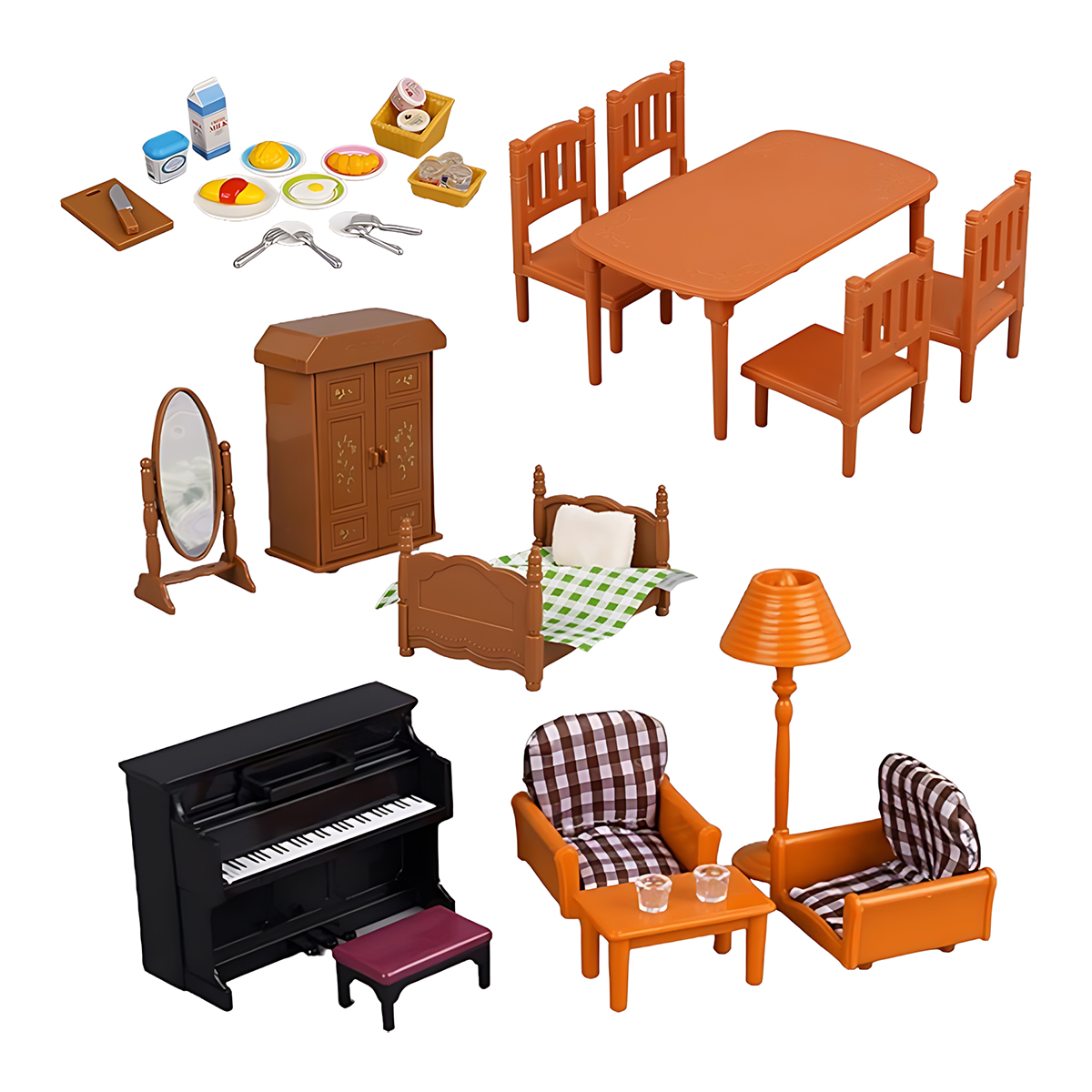 Miniature Furniture 1:12 Dollh - огляд і ціна Model Kitchen Set
