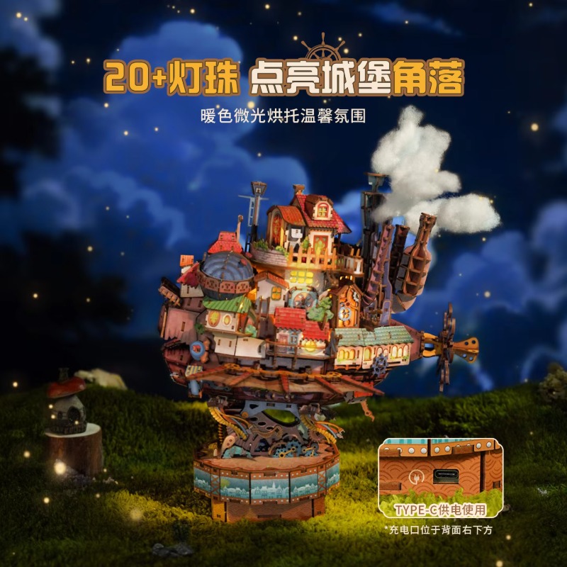 Genuine Travel Vessel Howl's M - огляд і ціна Model Kit Instructions